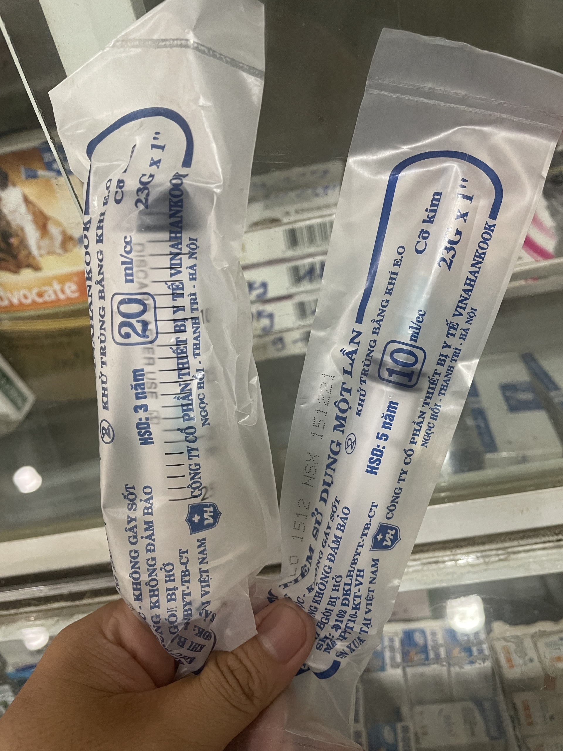 Syringe nhựa tiệt trùng 10cc - 20cc - 50cc , bơm kim tiêm xi lanh syrange