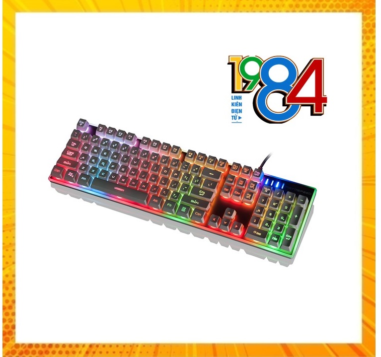 Bàn phím giả cơ motospeed k11l gaming keyboard có led rgb
