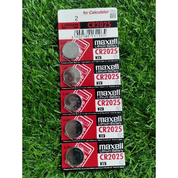 vỉ 5 viên pin cmos 3v cr 2025 maxell