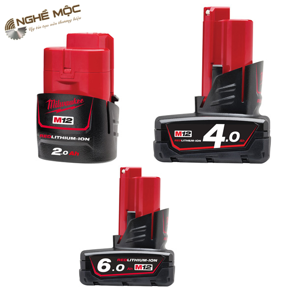Pin 12v 4.0ah chính hãng milwaukee m12b4