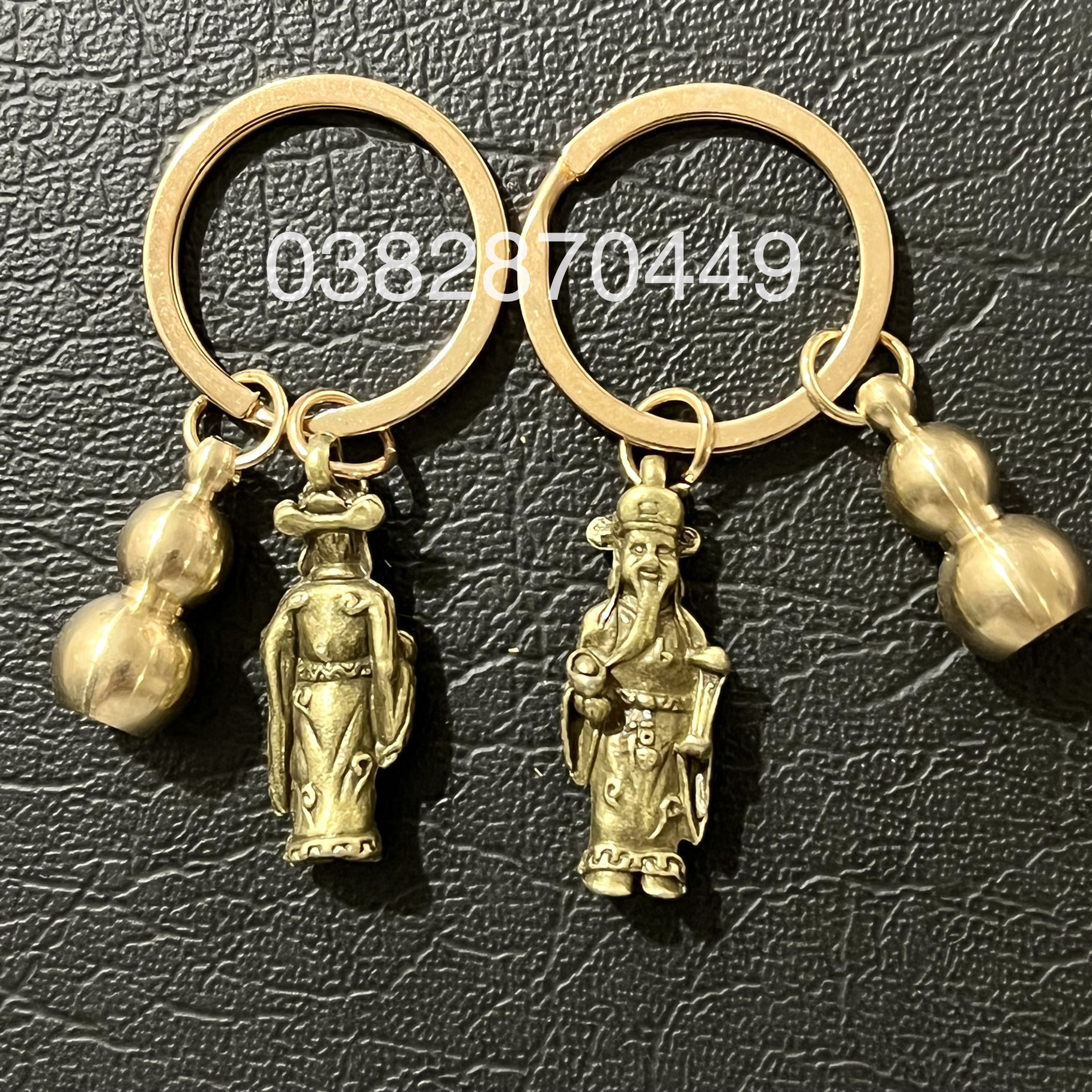 Móc Khoá Thần Tài Bằng Đồng Cao Cấp