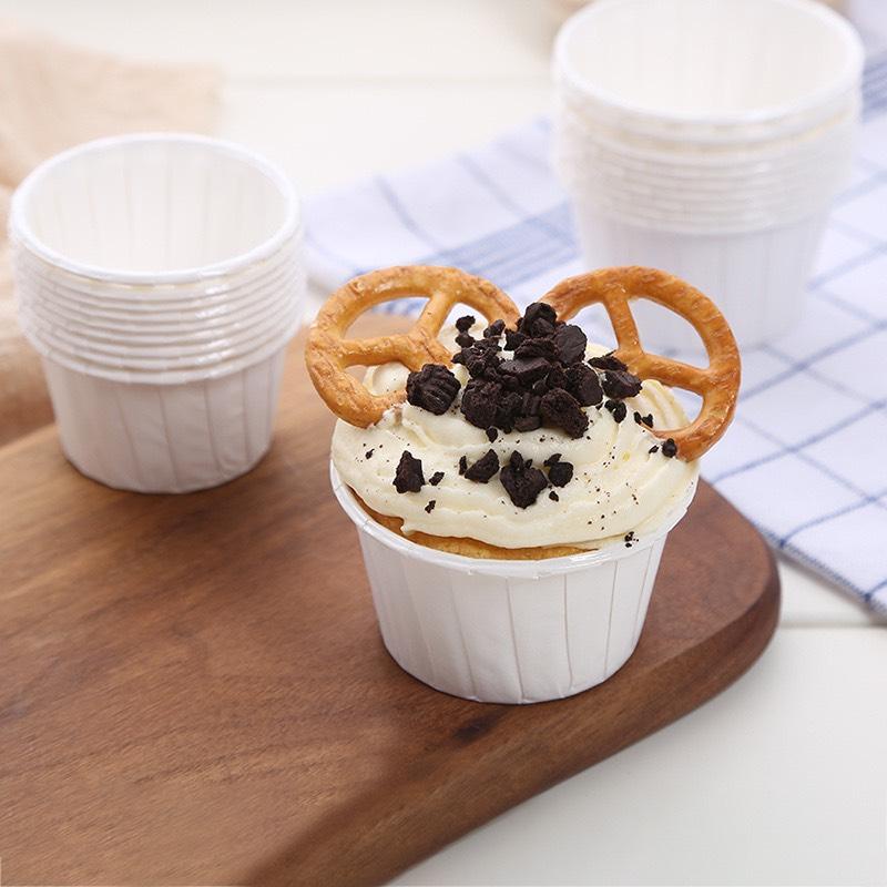 Set 20 cốc giấy đựng bánh cupcake