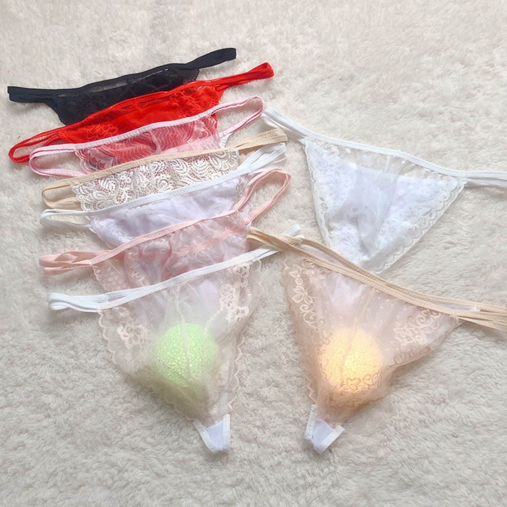 【BLUEHOPE】 Bikini Underpant Breathable Briefs Comfortable G String Pouch Sheer Soft