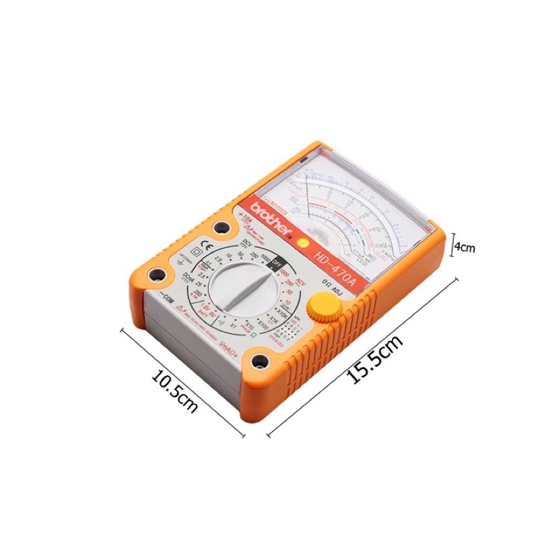 Đồng hồ đo điện vạn năng Brother HD-470A