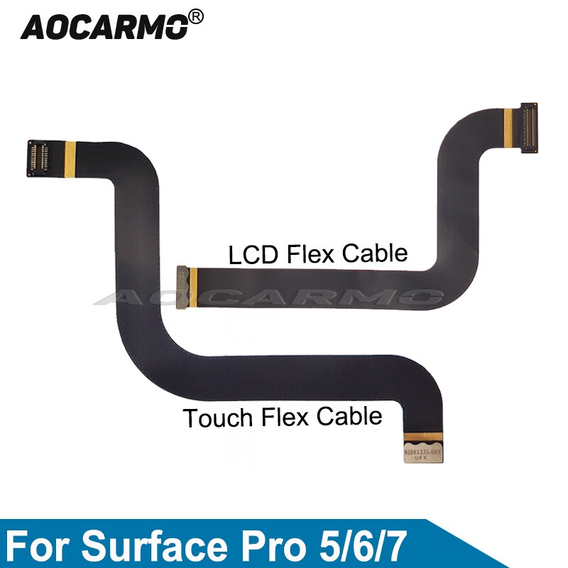 Aocarmo cho Microsoft surface Pro 7 6 5 Pro5 1796 LCD displaytouch Màn hình M1003333-005 Cáp dẻo m1003336-004 Bộ phận thay thế