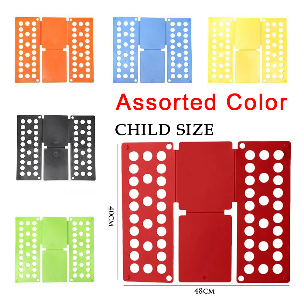 BoxLegend Shirt Folding Board Adult Tshirt Clothes Folder Plus Sizes Magic  Fast Folder Closet Organizers, V3 Red 