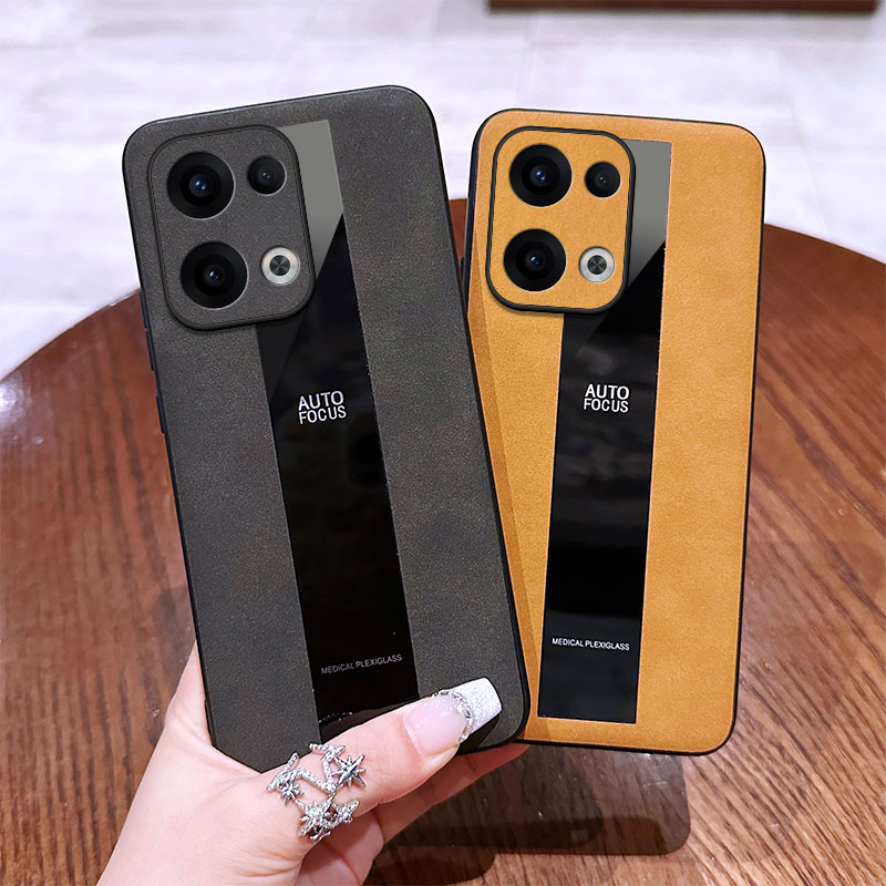 For OPPO Reno 13 12 11 10 9 Pro Case Fluff Luxury Sheepskin Silicone Soft Business All-Inclusive Leather Anti-knock for OPPO Reno 9 10 11 12 13 Phone casing.