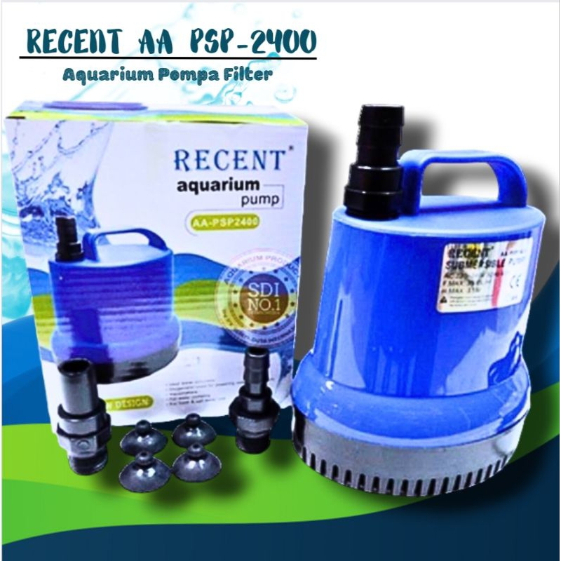 RECENT AA PSP 2400 Pompa kolam hidroponik