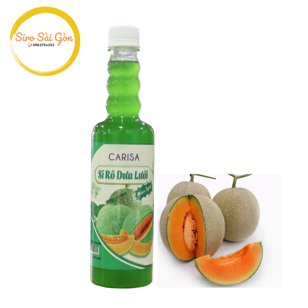 SIRO DƯA LƯỚI CARISA 500ML - Trà Dưa Lưới Siêu Hot