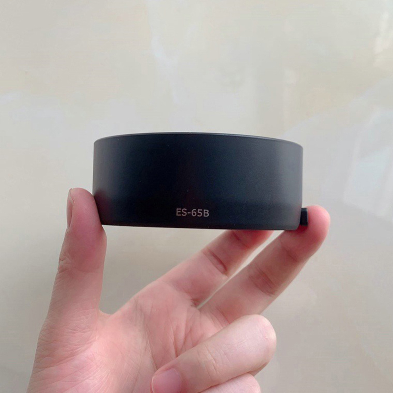 ES65B Lens Hood Sunshade replace ES-65B for Canon RF 50mm F1.8 STM , RF 50 mm f/1.8 STM XUANTING. 