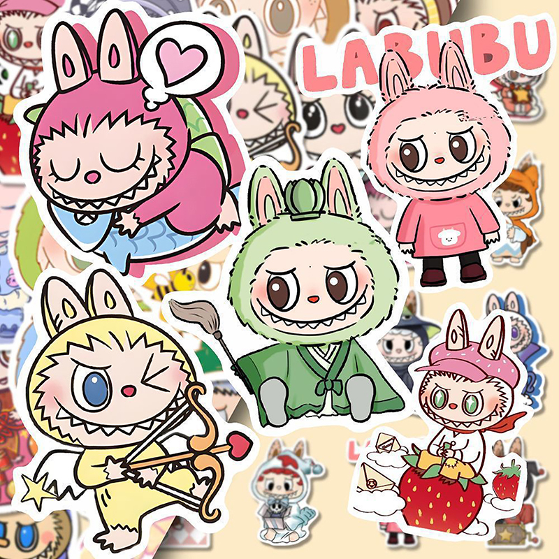 80pcs%20Labubu%20Monster%20Cartoon%20Waterproof%20Stickers%20Pack%20Cute%20Water%20Bottle%20Laptop%20Skateboard%20Scrapbook%20Anime%20Accessories%20-%20Image%205