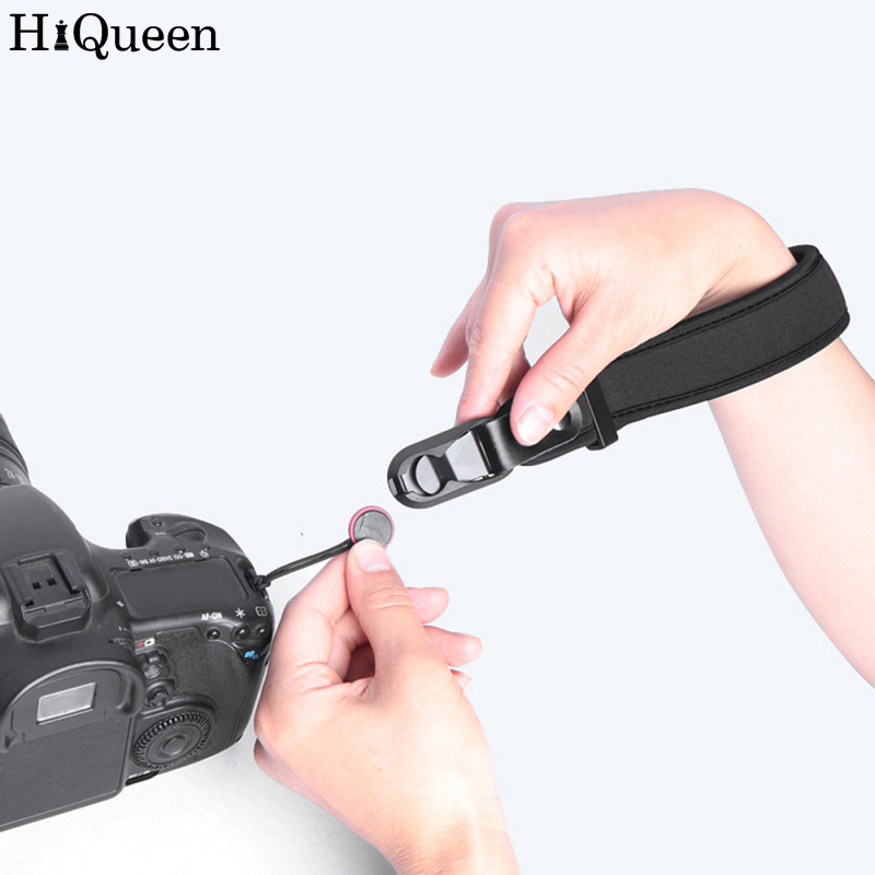 HiQueen Camera Wrist Strap Sliding Dismantling Quick Release Adjustable Hand Grip Belt Camera Accessories