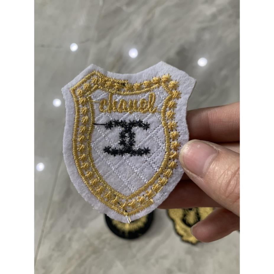 Miếng Sticker Thêu Ủi Logo Thương Hiệu Nổi Tiếng