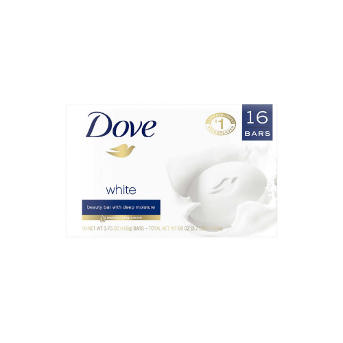Cục Xà phòng Dove White Moisturizing Beauty Bar Soap