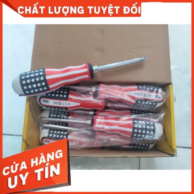 tô vít 2 đầu,tua vít cờ mỹ 2 đầu