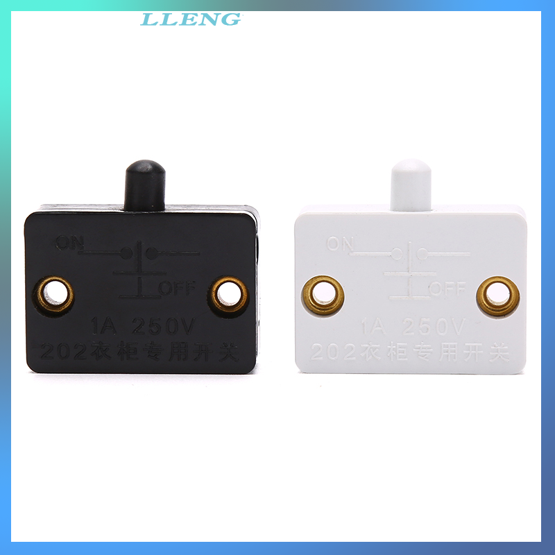 LLENG Closet Cabinet Light Automatic Reset Switch Home Cabinet Door Control Switch