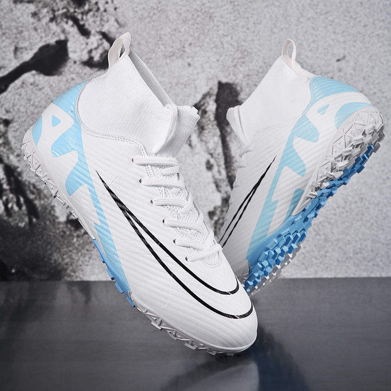Octopus Messi Football Shoes Large Size Men's and Children's Adult TF Broken Nails Non-slip Wear-resistant High-end Professional Football Shoes Artificial Grass Sports Shoes for Teenagers and Students