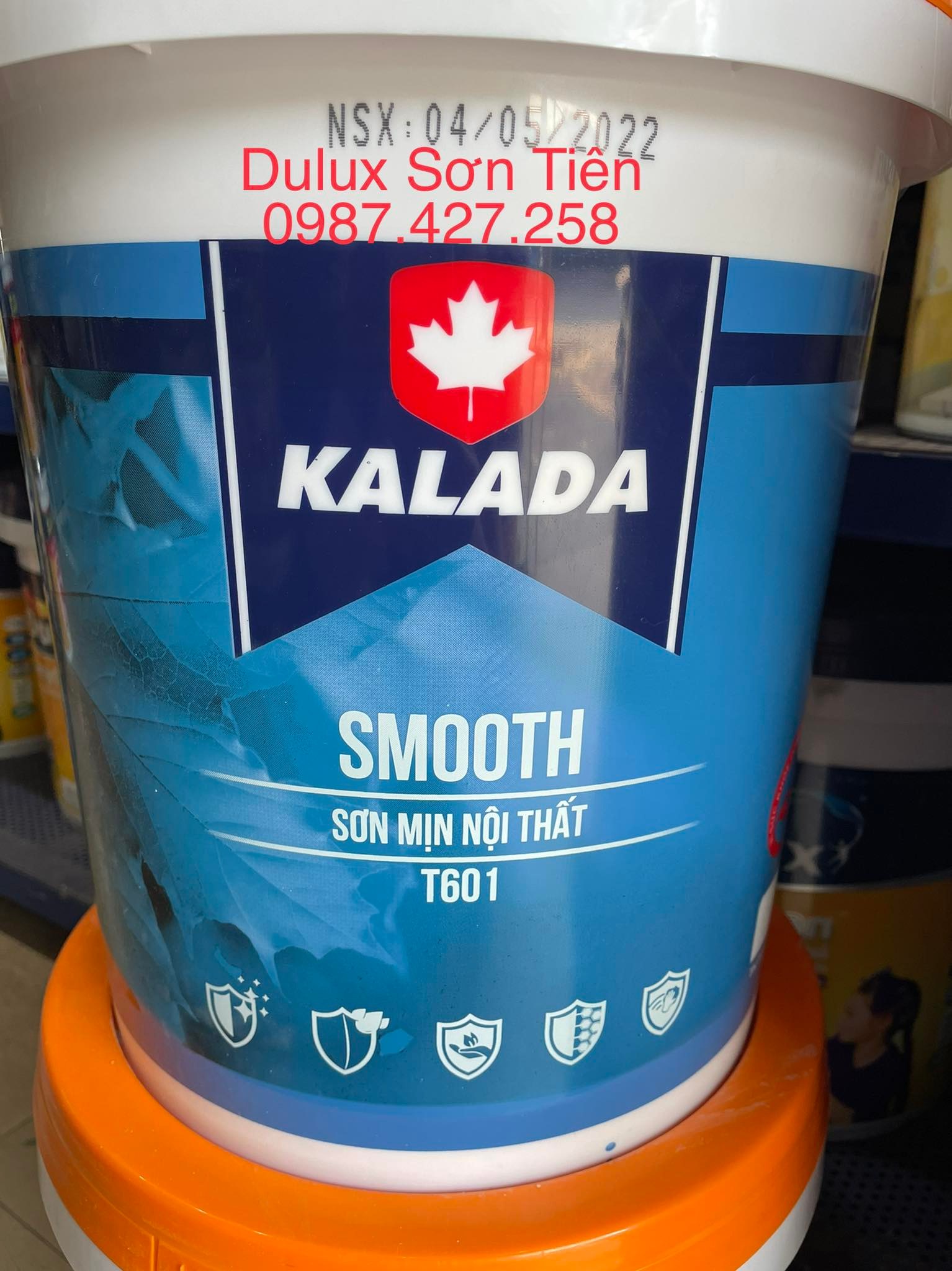 Sơn nội thất kinh tế bề mặt mờ Kalada 18L