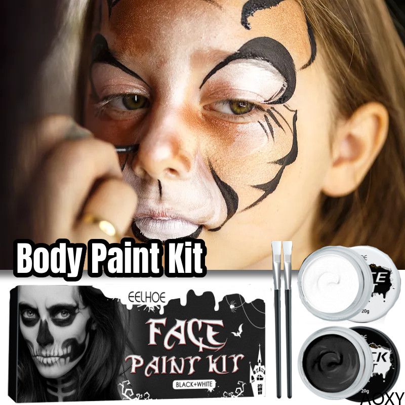 Eelhoe Halloween Skin Wax Plasma Makeup Set Scar Makeup Horror Atmosphere P
