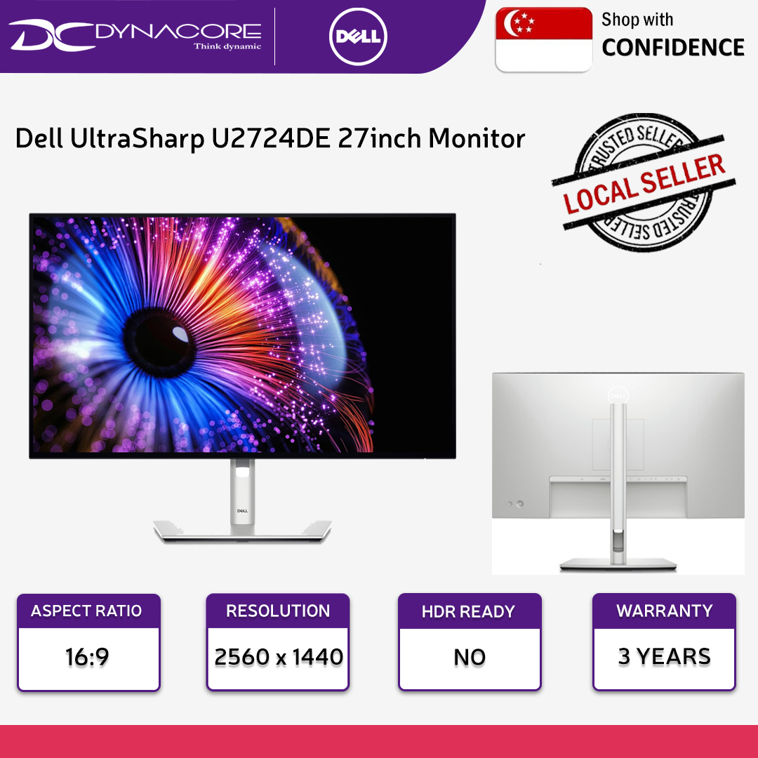 Dell UltraSharp U2724DE 27inch Thunderbolt™ Hub Monitor - IPS, KVM ...