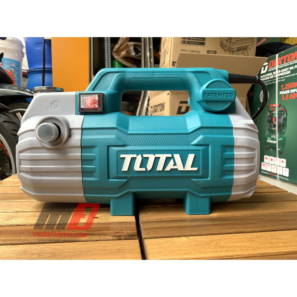 Máy xịt rửa xe áp lực cao total 1500w / tgt11236 /