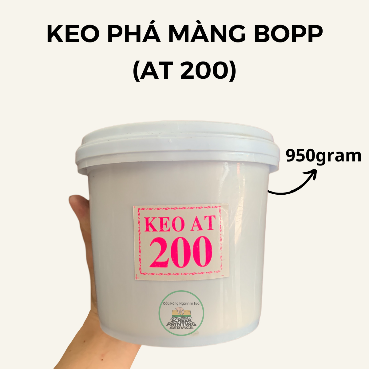Keo phá màng hệ nước BOPP