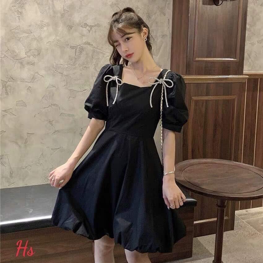 VÁY NƠ VAI TAY BỒNG PM82