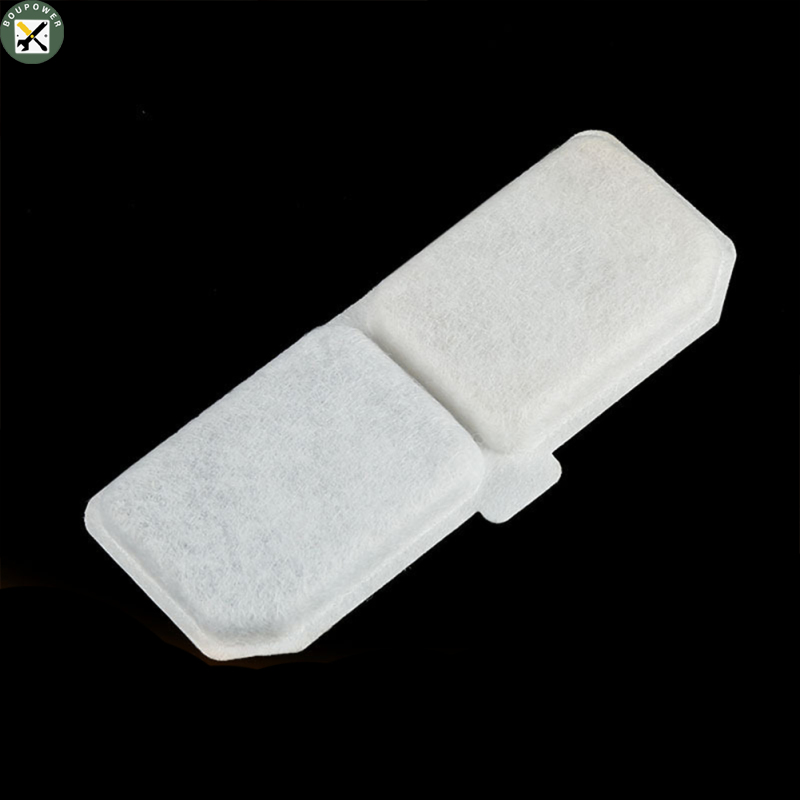 Boupower new！Pet Water Dispenser Filter Element, Activated Carbon+filter Cotton, Square Circulating Water Fountain Filters Replacement, Compatible For Small Pets Drinking Water Equipment