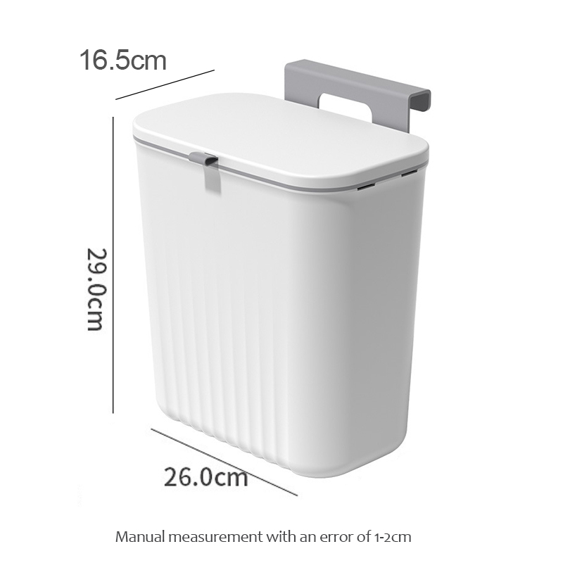 [Ship in 24 hours] 9L Kitchen Rubbish Bin for Home Restaurant Hanging