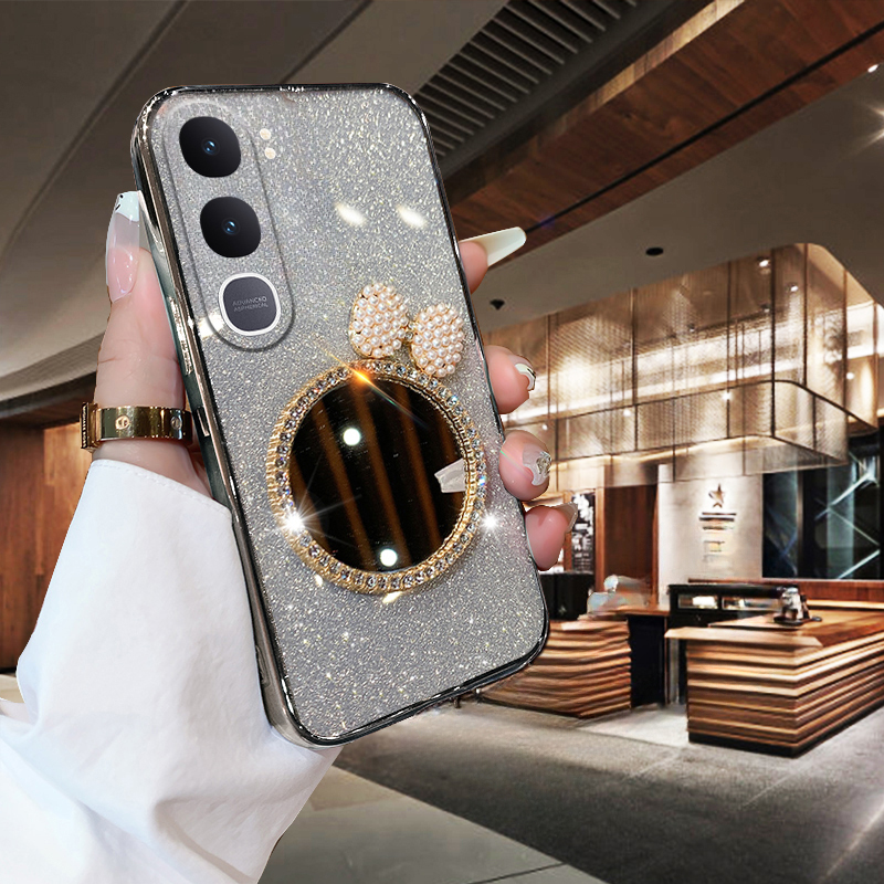 Phone%20case%20Vivo%20Y21D%20Y31%205G%20Back%20cover%20with%20Bow%20Makeup%20Mirror%20Luxury%20Shiny%20Gradient%20Clear%20Plating%20Glitter%20Girls%20Slim%20For%20Vivo%20Y31%205G%20Y21D%20case%20-%20Image%204