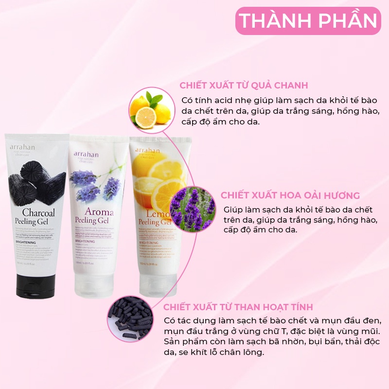 Gel tẩy tế bào chết Arrahan 180ML - Hàn Quốc