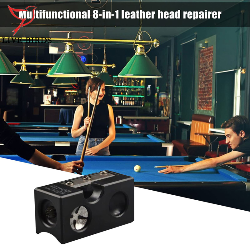 9 In 1 Multifunctional Billiards Pool Cue Tips Tool Tools Premium Billiard Cue Tip Grinder Billiard Pool Cue Tip Tools