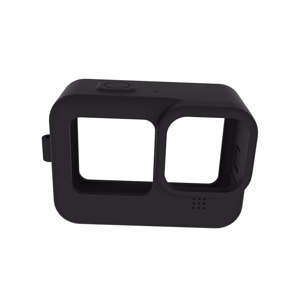 HSFJHSS Dustproof Shell Shockproof Rubber Silicone Housing Protective Case Protective Cover For gopro hero 9 Camera Lens Protect Cover Action Camera Shell Camera Case