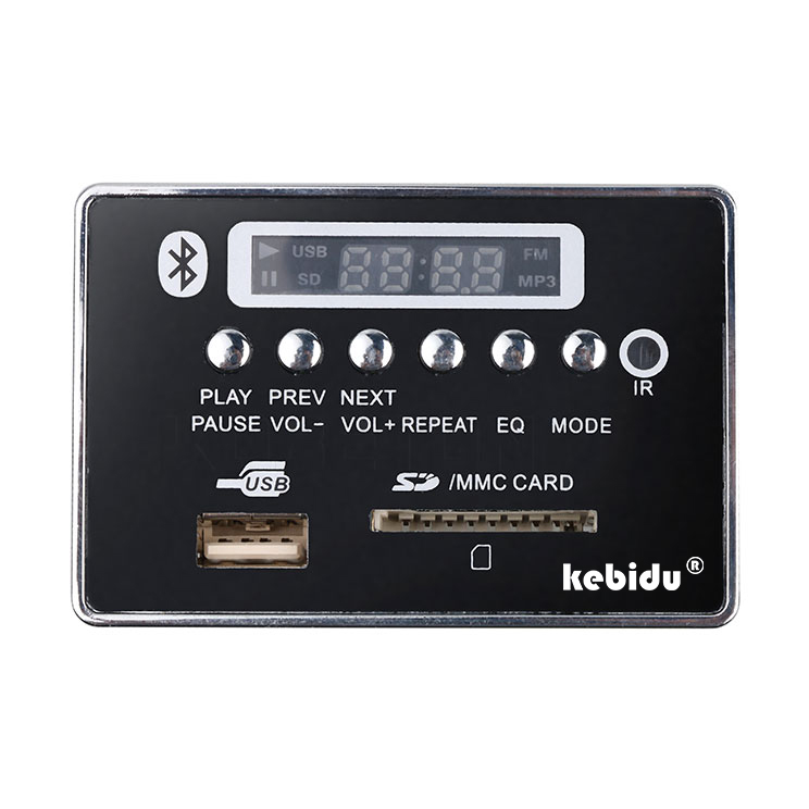 Bluetooth 5.0 MP3 Player Decoder Decoding Board Module 5 v 12v Car USB TF FM AUX Radio LED With Remote Control