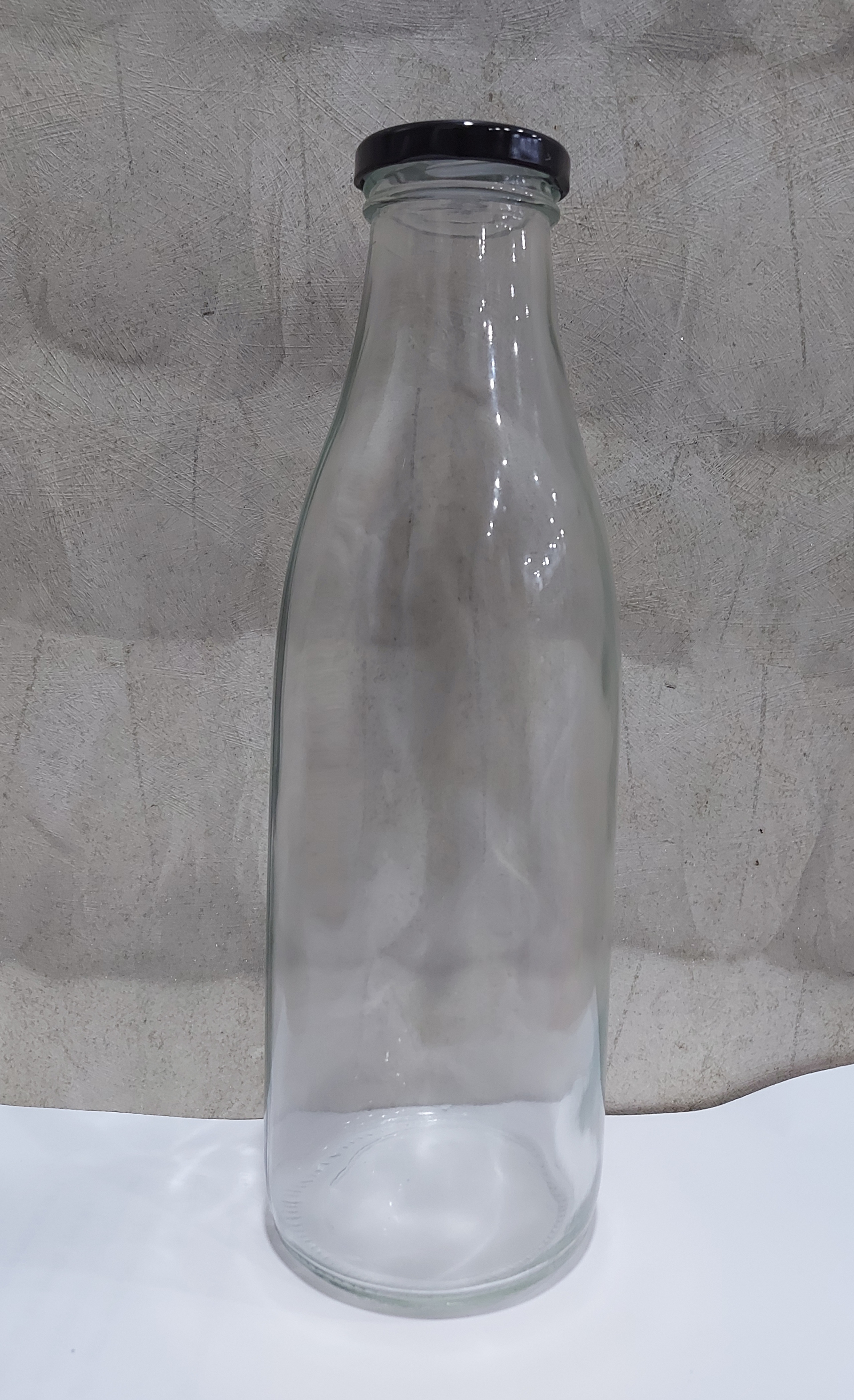Bình thủy tinh đựng sữa 1000ml nắp thiếc