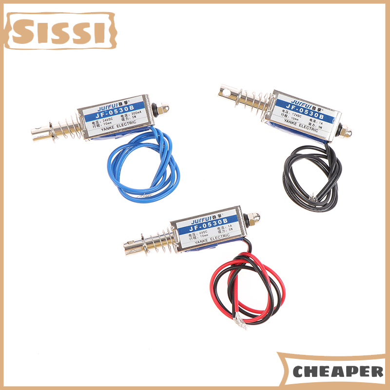 Sissi DC 6V 12V 24V xolenoit từ đẩy kéo khung mở châm điện 0530B