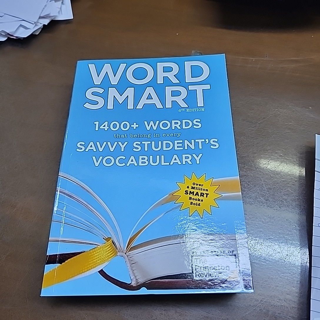 Word Smart Word Smart 1400 + Words students vocabulary 6ed | Daraz.pk