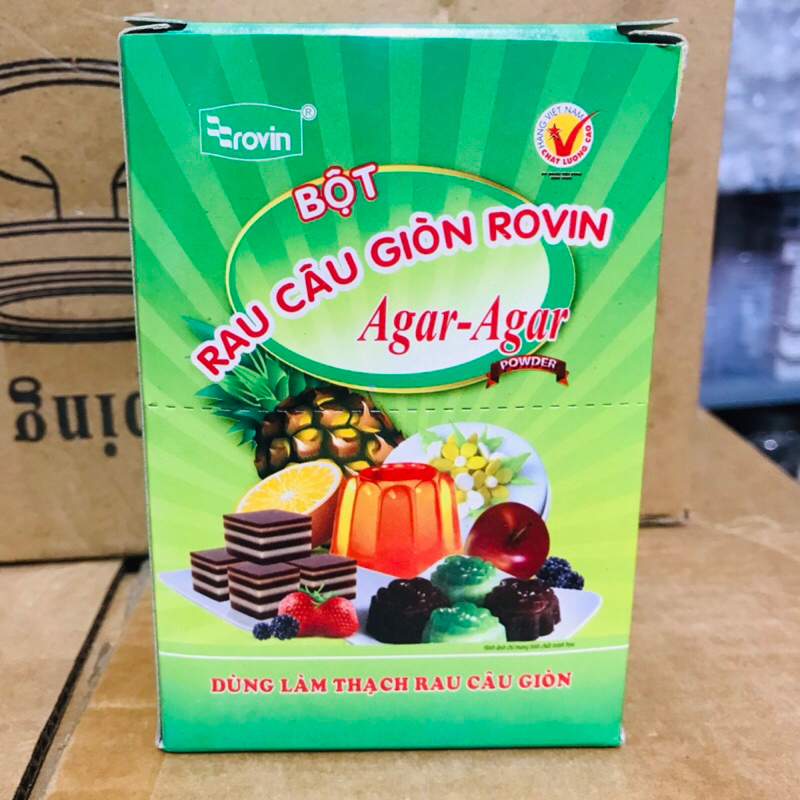 Bột rau câu giòn Agar ROVIN
