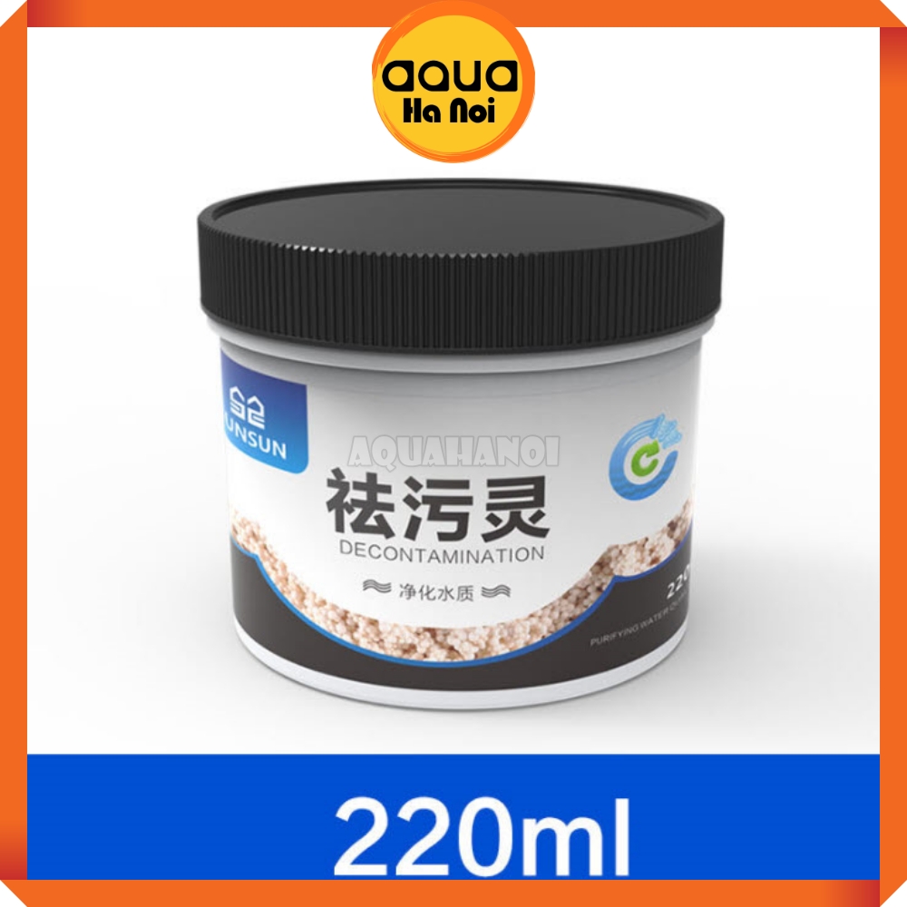 Vật liệu lọc SunSun Purigen 220ml dùng cho bể cá tép cảnh/ hồ thủy sinh