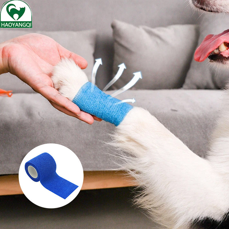 Self-adhesive elastic bandage Disposable dog strap Elastic pet anti-dirt strap