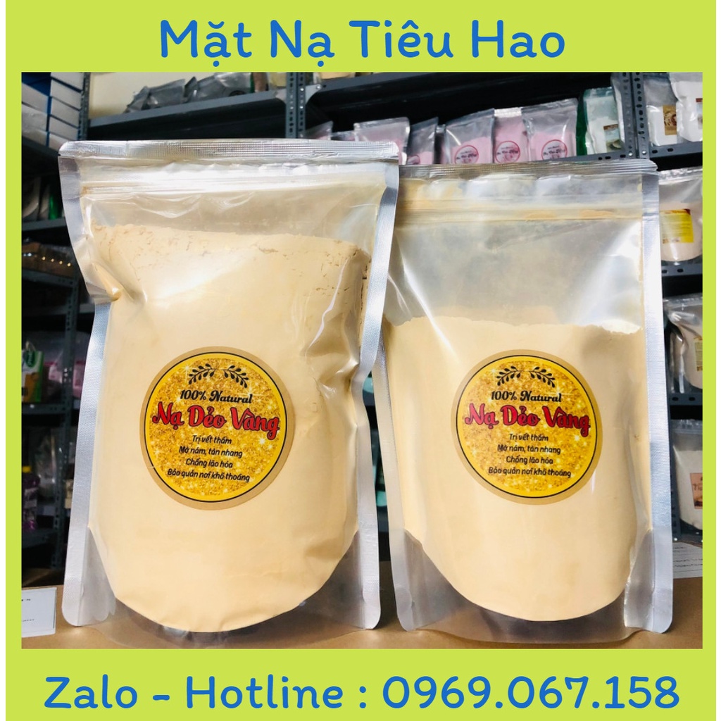 Bột đắp mặt nạ Dẻo vàng collagen handmade 1kg