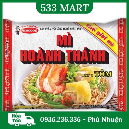 Mì hoành thánh hương vị tôm Acecook gói 79g
