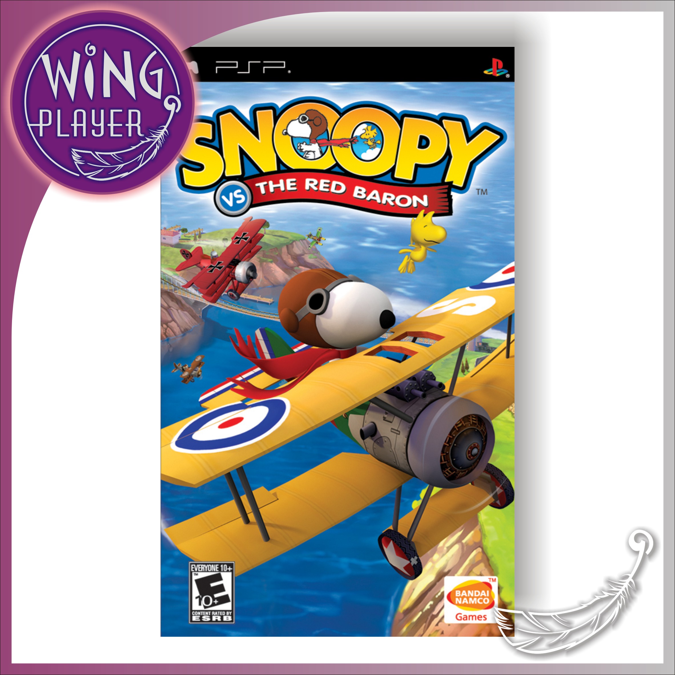 PSP Game Snoopy The Red Baron * Original UMD * Lost Packing Lazada