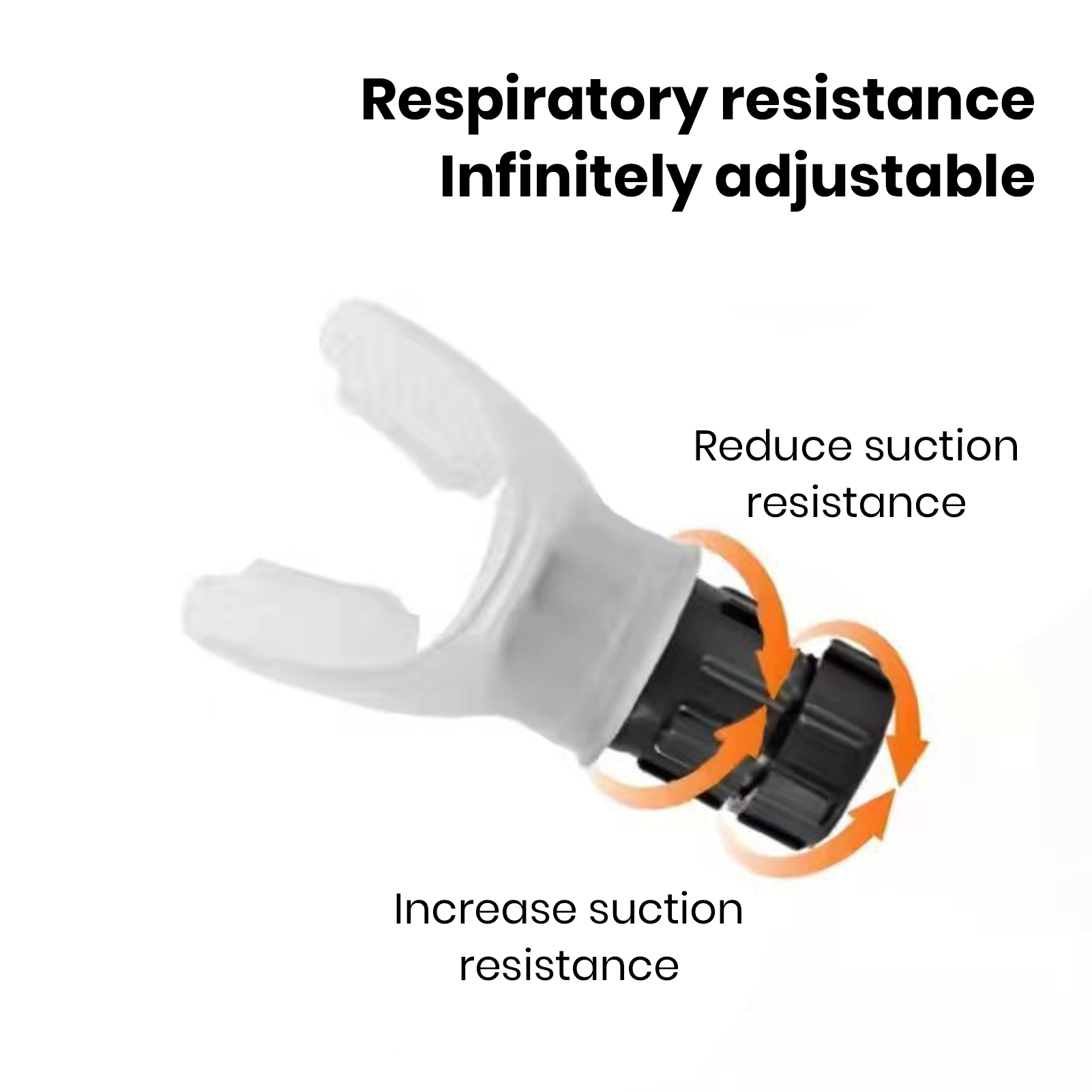 Honrane Adjustable Lung Exerciser Device Lung Exerciser Device Portable Lung Breathing Exerciser with Adjustable Resistance Compact and Reusable Abdominal Strength Trainer