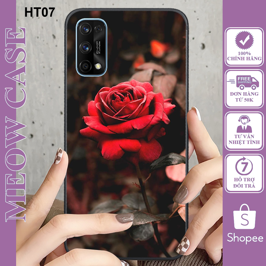 Ốp dẻo Realme 6/6Pro/7/7Pro/8/8Pro in hình Hoa