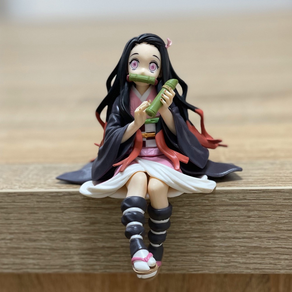 Demon Slayer Figure Anime Nezuko Tanjirou Shinobu Zenitsu Hashibira Inosuke  Eat Rice Balls PVC Action Figurine Kimetsu No Yaiba 220118 From 11,38 €