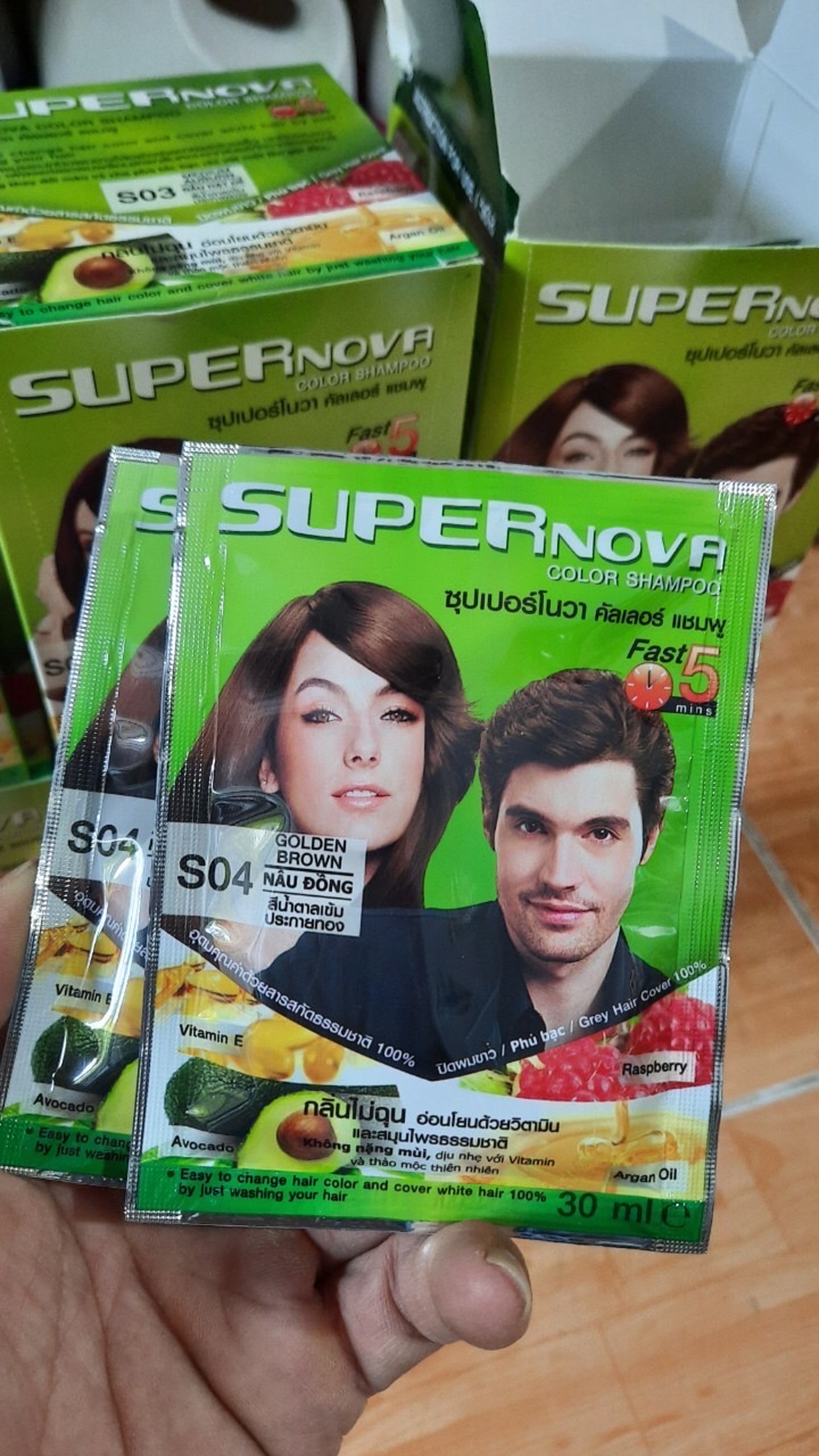 [Hcm]Super Nova Herbal Hair Dye with Long Lasting Color