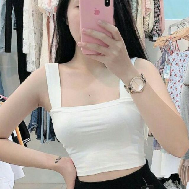 Áo Crotop 2 dây bản to