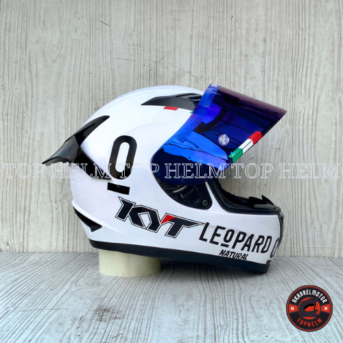 Helm full hot sale face leopard