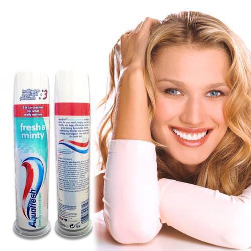 Kem Đánh Răng Ống Tròn Aquafresh Fresh & Minty 100ml - USA
